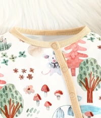 Image 3 of Mushroom Forest Sleepsuit 