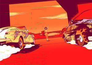 Image of Thunder Road - A3 Poster