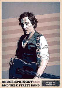 Image of Bruce Springsteen - A3 Gig Poster