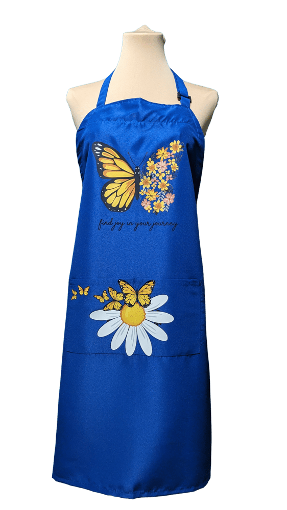 Image of Find Joy in Your Journey Apron (blue)