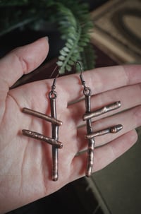 Image 1 of ,,Fehu” rune earring