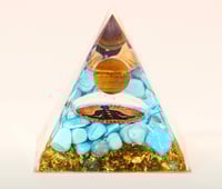 Image 3 of Crystal Chakra Pyramid 80mm