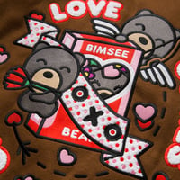 Image 2 of Bimsee Bear’s “Love Comes Full Circle” Varsity Jacket