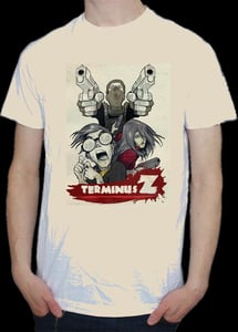 Image of T-shirt Terminus Z Personnages - Blanc