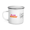 Slam Dunkin’ Enamel Mug