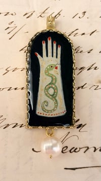 Image 1 of Large Glove and Snake Pendant 