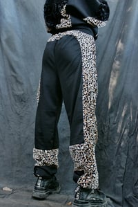 Image 2 of RAYA Tracksuit Pants, leopard fluff
