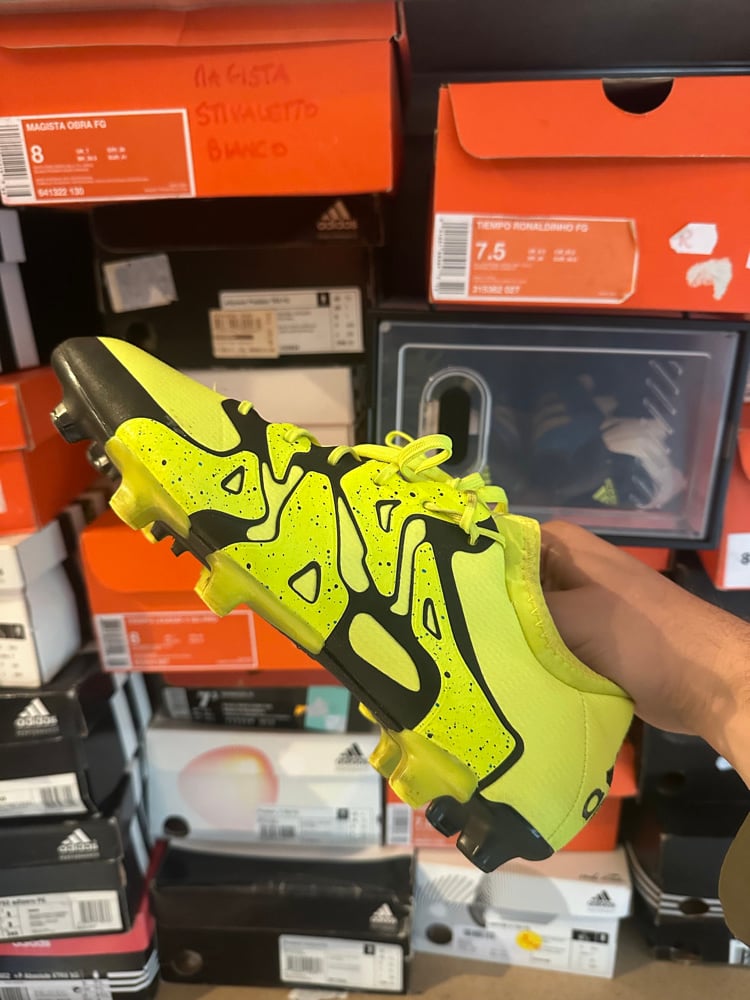 Image of Adidas 15.1 X yellow FG worn