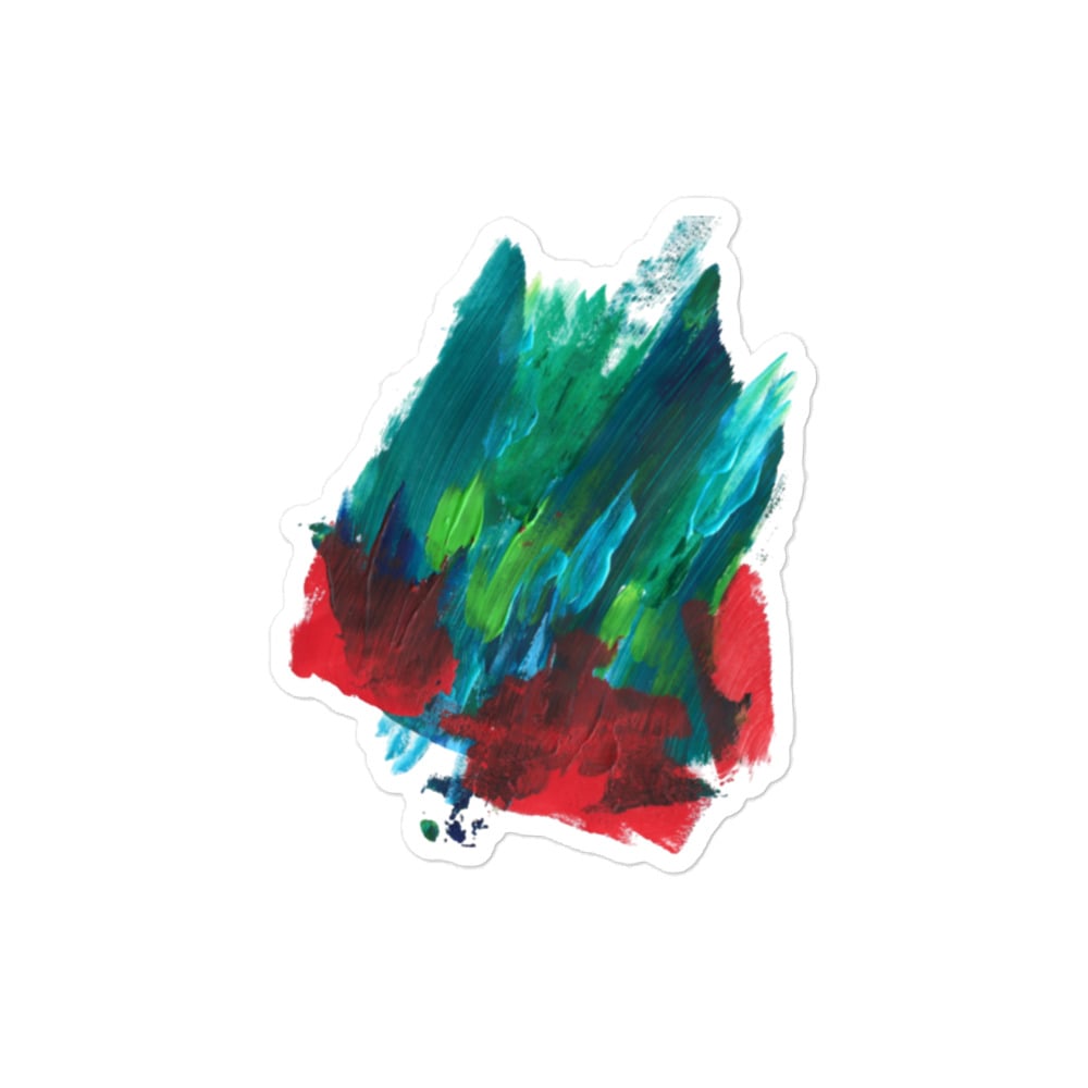 Image of THE WAVE kiss cut sticker
