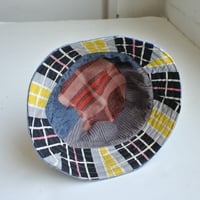 Image 5 of Reworked Reversible Bucket Hat 40s Quilt x LAMedium