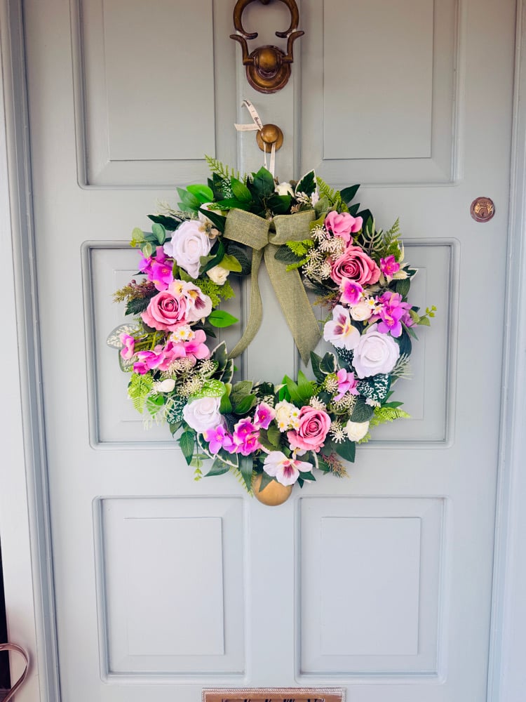 Image of 40cm rattan roses 