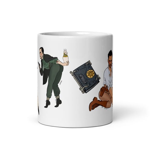 Image of The Mummy '99 Pin-ups Mug #3 ~ Collect 'Em All