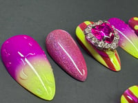 Image 4 of Acid Kiss Press-On Nails Size Large 