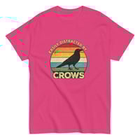 Image 8 of Unisex classic tee, Easily Distracted By Crows Tee