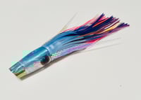 Image 1 of 9+ STANDARD CUT 4 HOLE JETTED (TROPICAL BLUE / LAVENDER AWABI) PINK SALMON