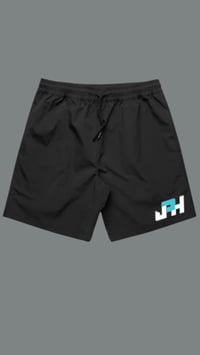 JPH Men’s active shorts (Turquoise/Black)