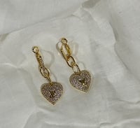 Image 1 of Lou Diamante Earrings - Gold