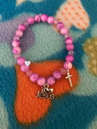 Image 2 of I heart Jesus bracelet