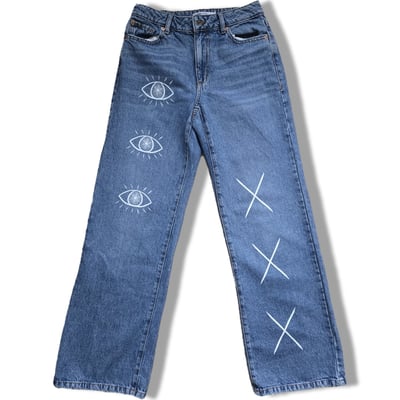 Image of Denim designed jeans