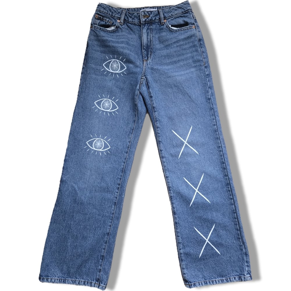 Image of Denim designed jeans