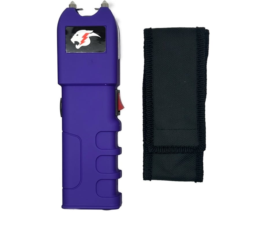 Image of Cheetah Mega Force Flashlight Stun Gun, Purple