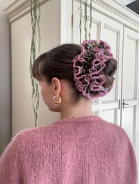 Image 2 of Dusty Pink Leopard Print Fruffl