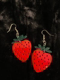 Image 2 of Strawberry Earrings