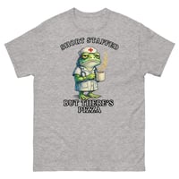 Image 4 of Short Staffed But There’s Pizza Nurse Frog Unisex T-Shirt