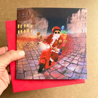 Image 3 of Santas - Set Of 4 Luxury Christmas Cards