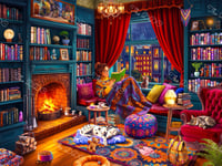 Image 1 of Reading Sanctuary Full Size Diamond Painting by Cameron Gray