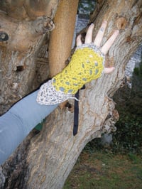 Image 2 of granny square armor (single glove)