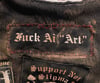 F**k  ai “art” screen printed patch 