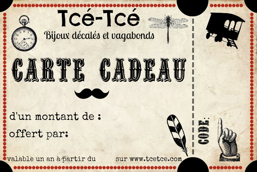 Image of Carte Cadeau