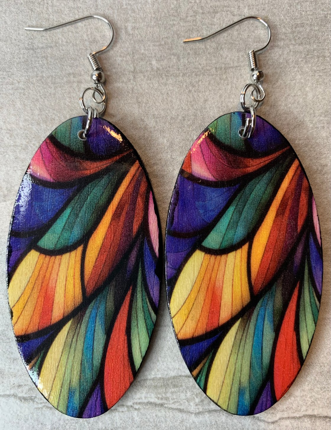 Image of "Stained Glass" Earrings