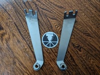 Image 2 of Honda Ruckus Lowered Headlight Brackets