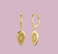 Image 1 of Coco Gold Huggie Hoop