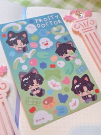 Image 5 of Love and Deepspace Kitty Butler Sticker Sheets