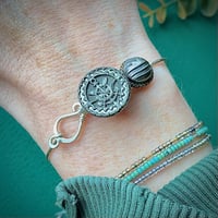 Image 2 of "The Navigator" Vintage Button Bracelet