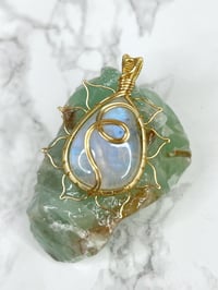Image 2 of rainbow moonstone flower posie creates collaboration