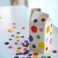 Image 1 of Mixed Polkadot Milk Jug