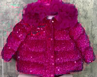 Image 9 of 24K Flare Coat - Pink