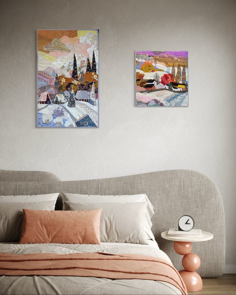 ʼWarm winter sky’ - large winter landscape, 91x58 cm Image 14