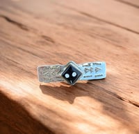 Image 1 of Dice Sterling Silver Barrette