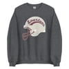 Spartan Retro Helmet (Black & Gray) Crew neck Sweatshirt