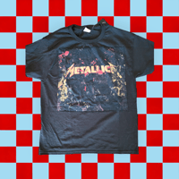 Vintage Metallica patchover band tshirt