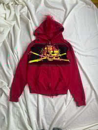 Image 1 of RED SKLOWNK HOODIE (small)