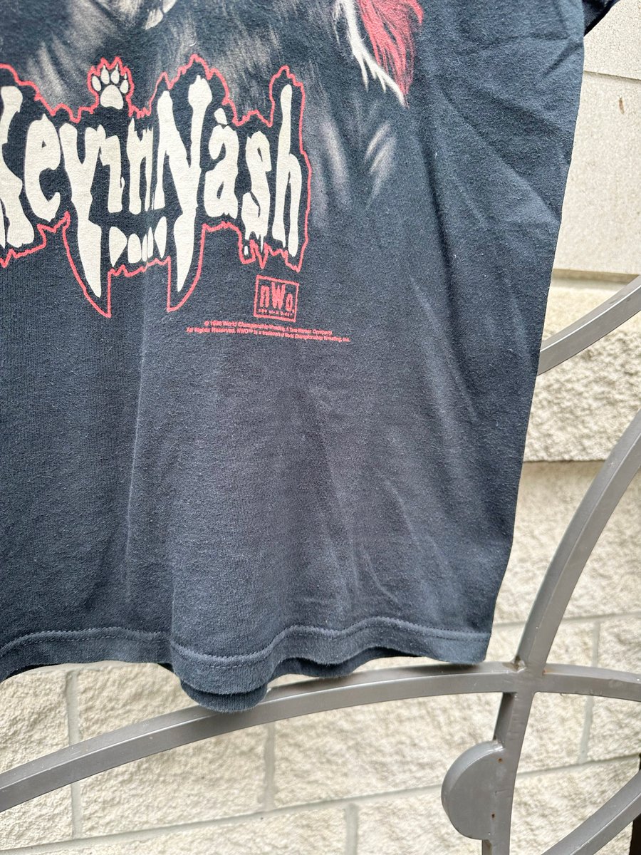 Image of 1998 Vintage Rare Liquid Blue KEVIN NASH - NWO Wrestling Tee, SIZE: LARGE