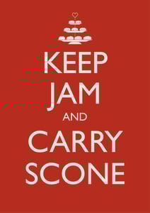 Image of Keep Jam and Carry Scone - Strawberry