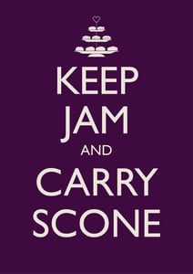 Image of Keep Jam and Carry Scone - Blackcurrant