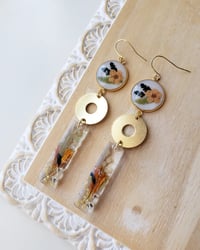 Bohemian Floral Drop Earrings 